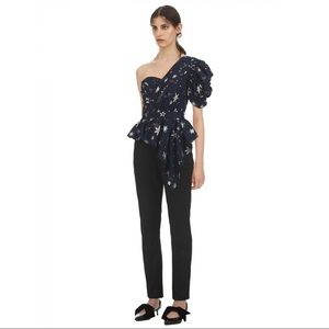 Self Portrait Star Satin Jumpsuit - never worn